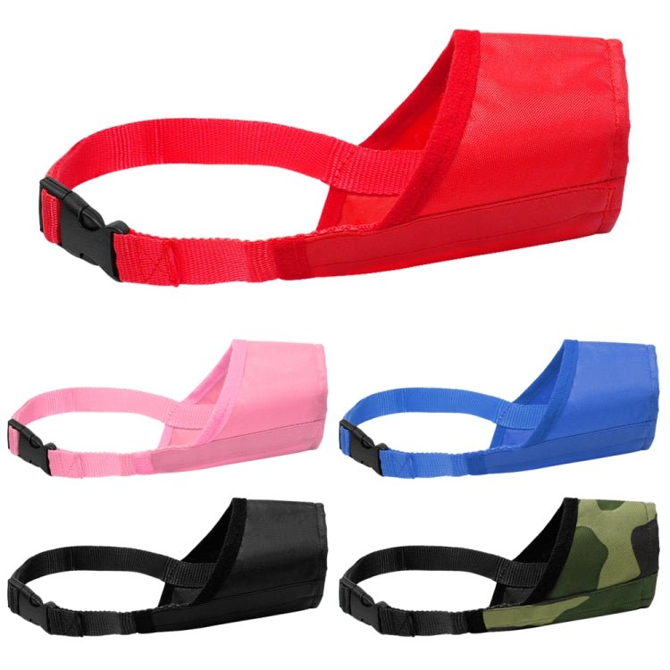 Pet Supplier Dog Muzzle Breathable Nylon Comfortable Soft Mesh Adjustable Pet Mouth Mask Prevent Bite - Trustpick
