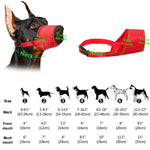 Pet Supplier Dog Muzzle Breathable Nylon Comfortable Soft Mesh Adjustable Pet Mouth Mask Prevent Bite - Trustpick