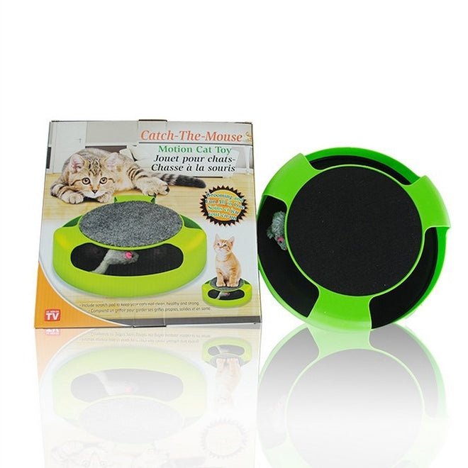 Pet Supplies Cat Plastic Catch the Mouse Interactive Turntable Pet Toys - Trustpick