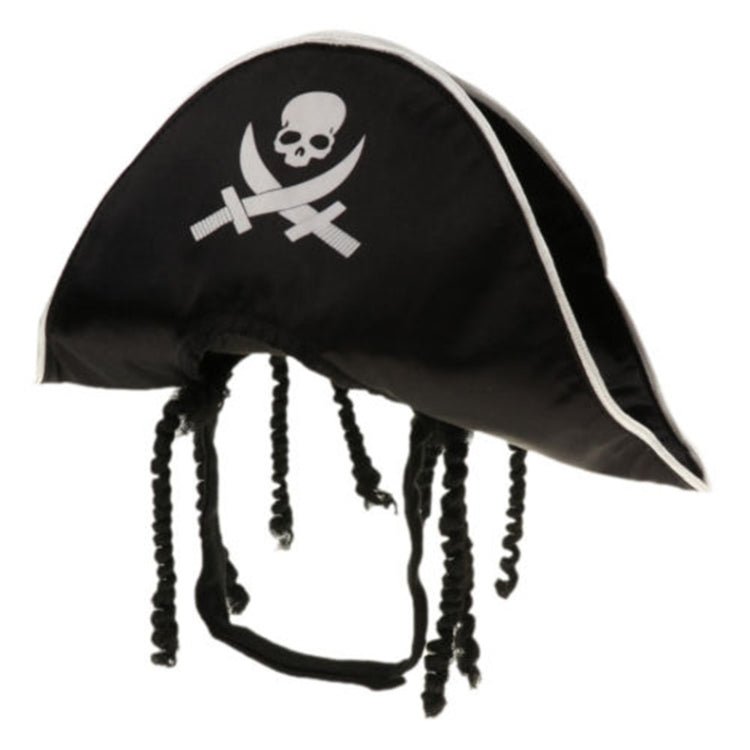 Pet Supplies Halloween Pirate Hat Cat And Dog Wig White Pirate Hat - Trustpick