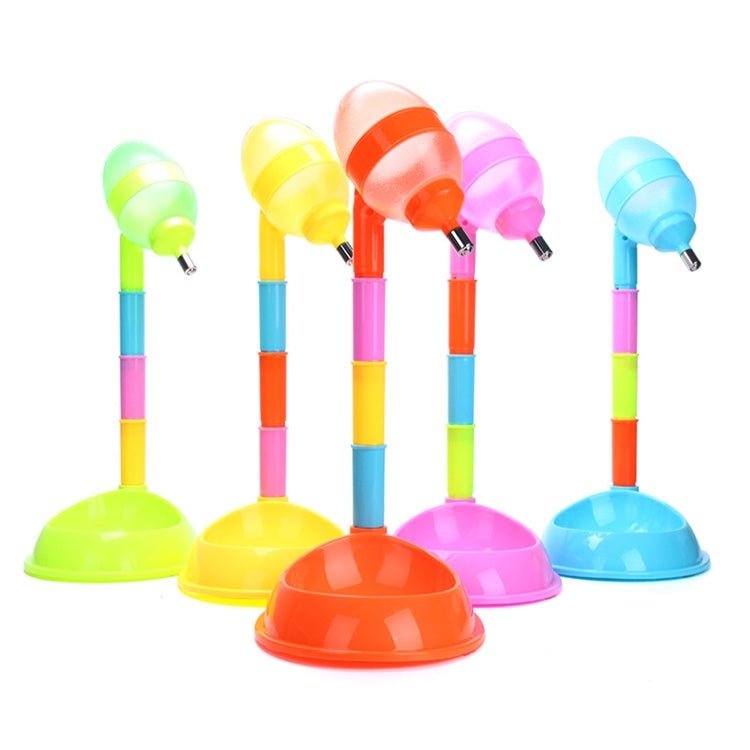 Pet Supplies Pet Dog Cat 2 in 1 Automatic Feeding & Watering Vertical Adjustable Rod Pet Water Food Feeder,Capacity: 600ML - Trustpick