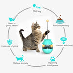 Pet Toy Cat Shaking Food Ball Tumbler Toy Ball - Trustpick
