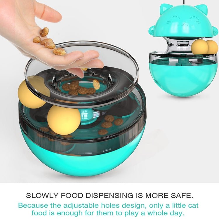 Pet Toy Cat Shaking Food Ball Tumbler Toy Ball - Trustpick