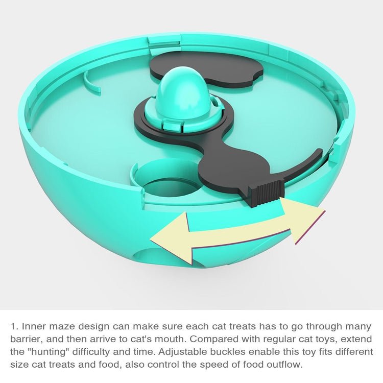 Pet Toy Cat Shaking Food Ball Tumbler Toy Ball - Trustpick