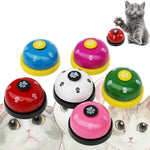 Pet Toy Training Called Dinner Small Bell Footprint Ring Dog Toys - Trustpick