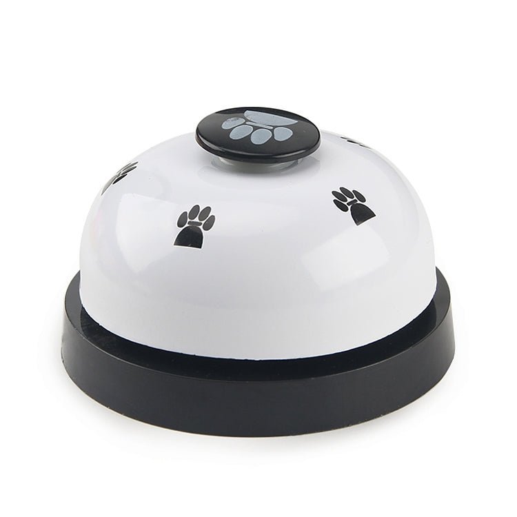 Pet Toy Training Called Dinner Small Bell Footprint Ring Dog Toys - Trustpick