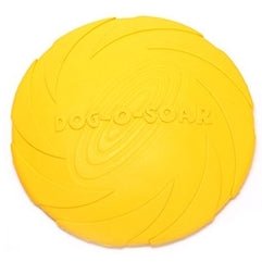 Pet toys Large Dog Flying Discs Trainning Puppy Toy Rubber Fetch Flying Disc Frisby - Trustpick