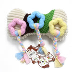 Pet Toys TPR Bite Resistance Dog Supplies Cotton Rope Cloth Toys - Trustpick