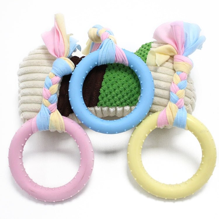 Pet Toys TPR Bite Resistance Dog Supplies Cotton Rope Cloth Toys - Trustpick