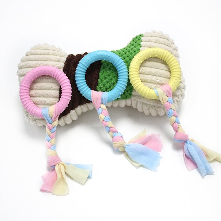 Pet Toys TPR Bite Resistance Dog Supplies Cotton Rope Cloth Toys - Trustpick
