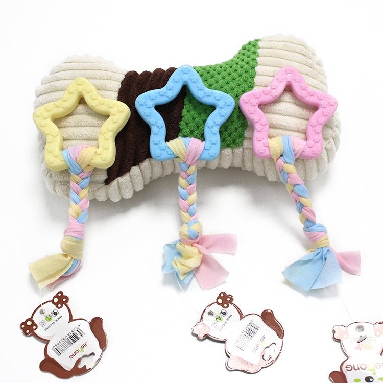 Pet Toys TPR Bite Resistance Dog Supplies Cotton Rope Cloth Toys - Trustpick