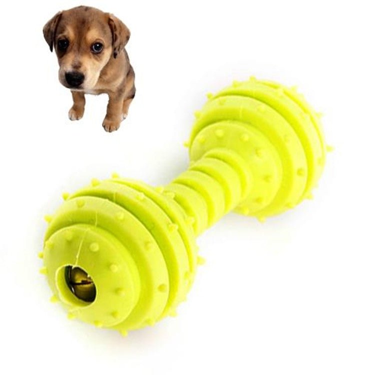 Pet TPR Bite - resistant Toys Safe Non - toxic Dumbbells Molar Toys - Trustpick