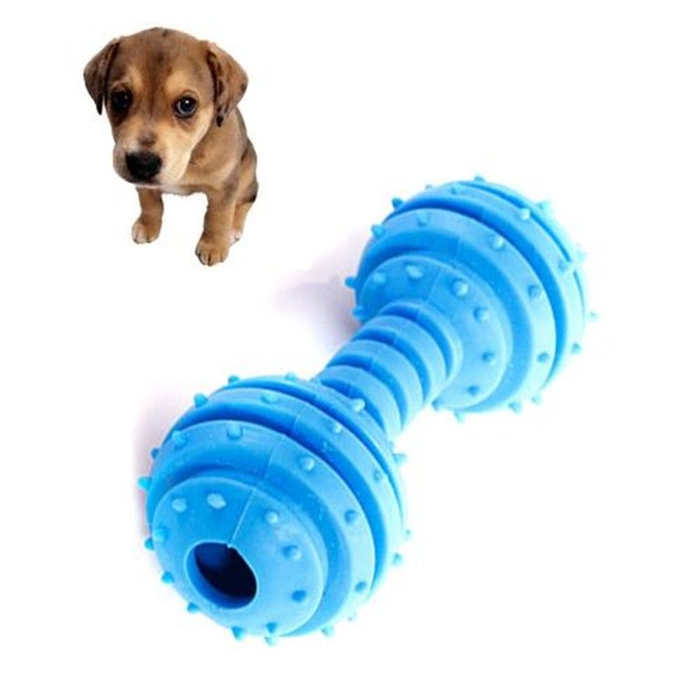 Pet TPR Bite - resistant Toys Safe Non - toxic Dumbbells Molar Toys - Trustpick