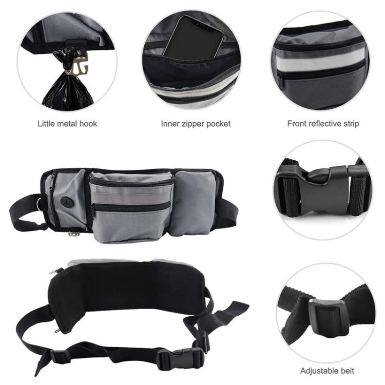 Pet Training Waist Pack Outdoor Fitness Dog Walking Bag - Trustpick