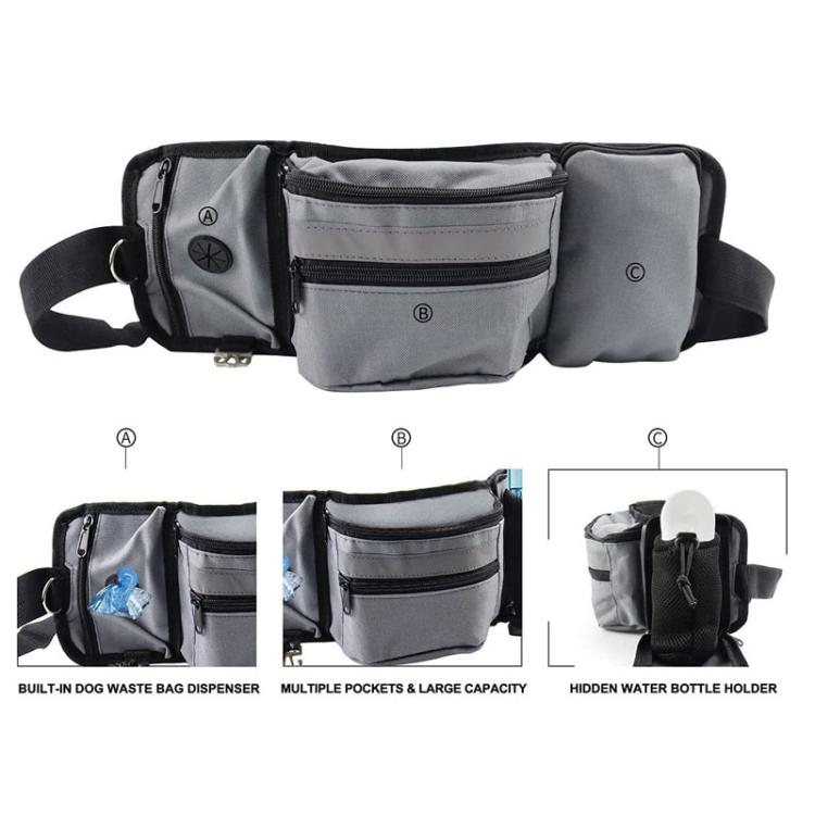 Pet Training Waist Pack Outdoor Fitness Dog Walking Bag - Trustpick