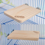 Pet Wooden Rectangular Springboard Hamster Small Pets Pedal Toys, Small - Trustpick