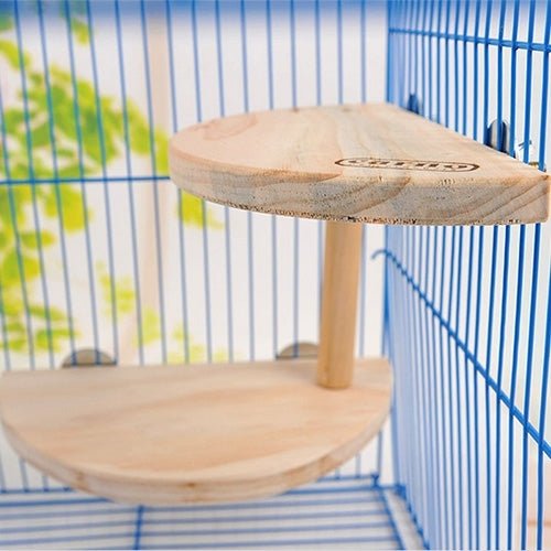 Pet Wooden Two Layers Wood Hamster Footplate Springboard Hamster Small Pets Pedal Toys - Trustpick