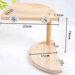 Pet Wooden Two Layers Wood Hamster Footplate Springboard Hamster Small Pets Pedal Toys - Trustpick