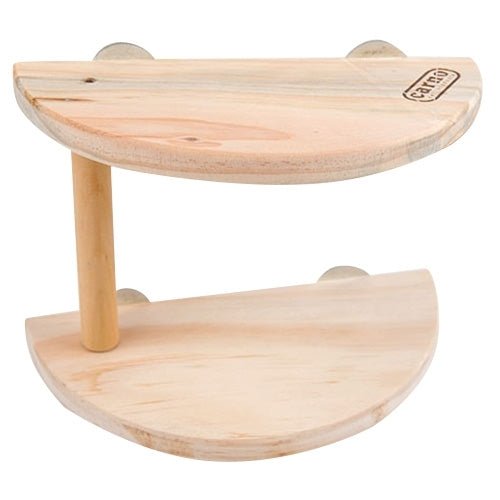 Pet Wooden Two Layers Wood Hamster Footplate Springboard Hamster Small Pets Pedal Toys - Trustpick