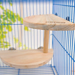 Pet Wooden Two Layers Wood Hamster Footplate Springboard Hamster Small Pets Pedal Toys - Trustpick