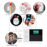 PG - 105 - GSM GSM/GPRS + WiFi Intelligent Alarm System with Touch Keypad & LCD Screen & RFID Function, US Version - Trustpick