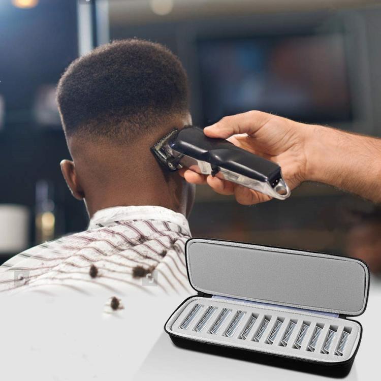Portable Hair Beauty Grooming Trimmer Replacement Blade Hard Storage Box with 12 Built - in Blade Storage Racks - Trustpick