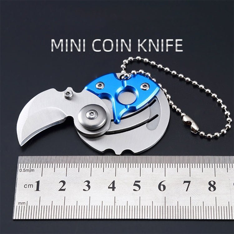 Portable Mini Folding Blade Knife Pocket Small Outdoor Military Survival Knifes Keychain Multitool Self Defense - Trustpick