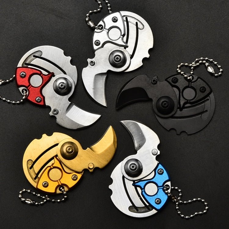 Portable Mini Folding Blade Knife Pocket Small Outdoor Military Survival Knifes Keychain Multitool Self Defense - Trustpick