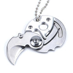 Portable Mini Folding Blade Knife Pocket Small Outdoor Military Survival Knifes Keychain Multitool Self Defense - Trustpick