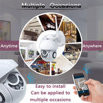 PTZ Control 355 Degree Rotation Infrared WiFi Smart Dome Camera, Two - Way Voice Intercom Monitor - Trustpick