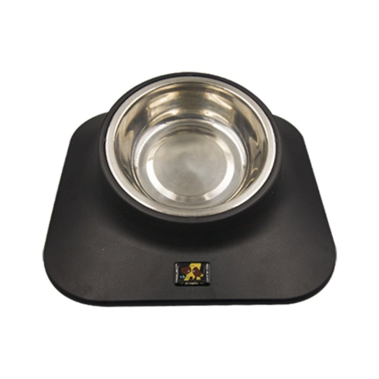 Pugga Pet Stainless Steel Anti - Slip Bowl Cat Dog Tilted Neck Feeder, Style: - Trustpick