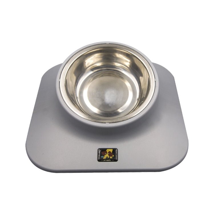 Pugga Pet Stainless Steel Anti - Slip Bowl Cat Dog Tilted Neck Feeder, Style: - Trustpick