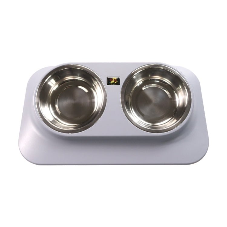 Pugga Pet Stainless Steel Anti - Slip Bowl Cat Dog Tilted Neck Feeder, Style: - Trustpick
