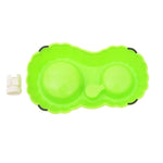 Pumpkin Shape Dog Cat Food Dish + Drinking Water Double Bowls with Automatic Water Dispenser, Size: S - Trustpick