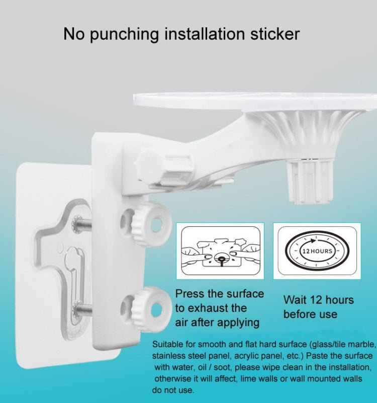 Punch - free Plastic Bracket for Surveillance Swing - head Cameras - Trustpick
