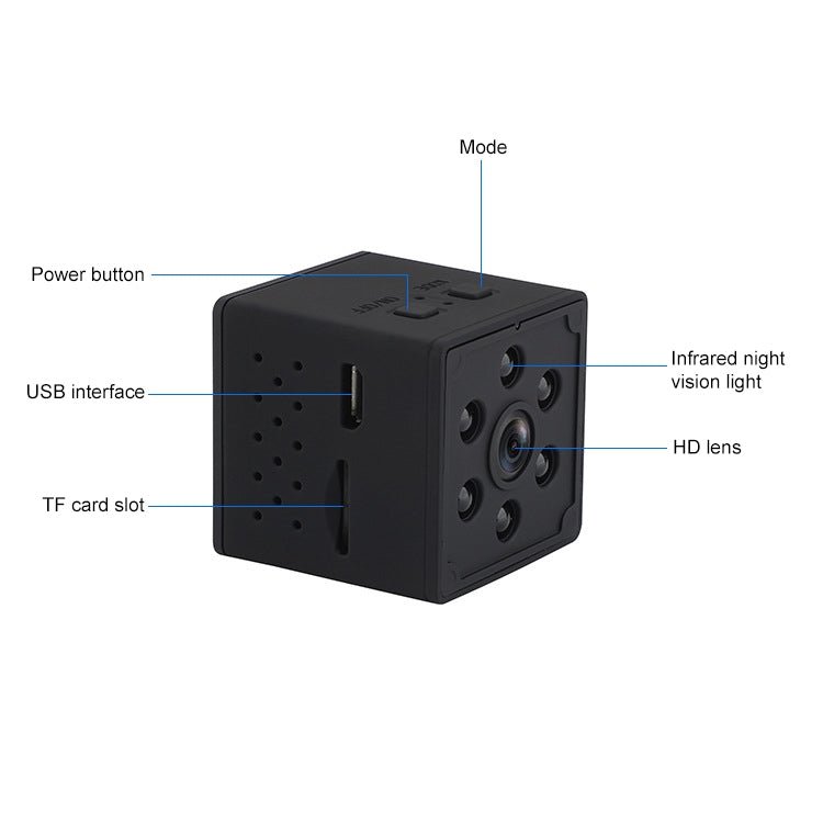 Q15 1080P HD Smart Home WiFi Camera, Support Motion Detection & Non - light Night Vision & TF Card - Trustpick