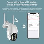 Q20 Outdoor Mobile Phone Remotely Rotate Wireless WiFi HD Camera, Support Three Modes of Night Vision & Motion Detection Video / Alarm & Recording, UK Plug - Trustpick