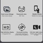 Q820 6MP 10X Binocular Zoom Dual Light Source Outdoor IP67 Waterproof WiFi Camera - Trustpick