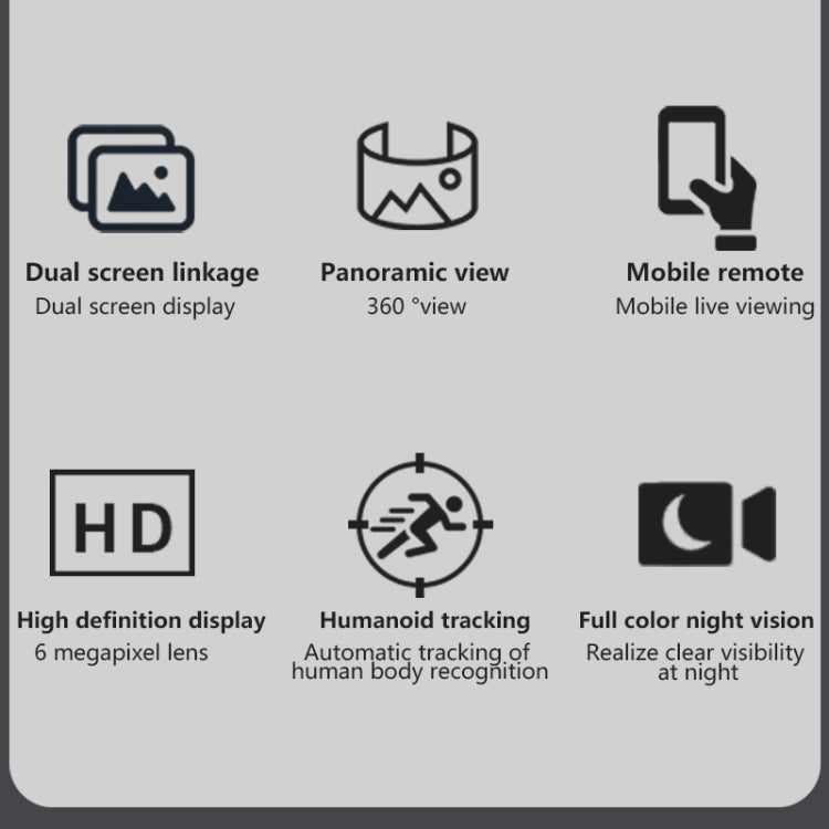 Q820 6MP 10X Binocular Zoom Dual Light Source Outdoor IP67 Waterproof WiFi Camera - Trustpick