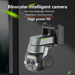 Q820 6MP 10X Binocular Zoom Dual Light Source Outdoor IP67 Waterproof WiFi Camera - Trustpick