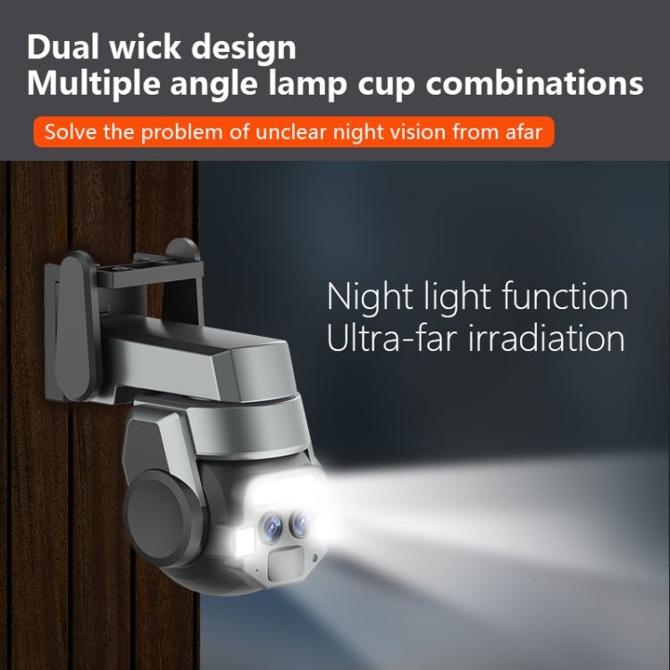 Q820 6MP 10X Binocular Zoom Dual Light Source Outdoor IP67 Waterproof WiFi Camera - Trustpick