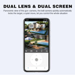 Q821 4MP Binocular Zoom Dual Light Source Outdoor IP67 Waterproof WiFi Camera - Trustpick