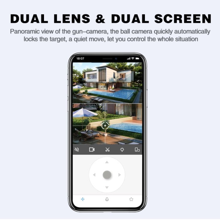 Q821 4MP Binocular Zoom Dual Light Source Outdoor IP67 Waterproof WiFi Camera - Trustpick