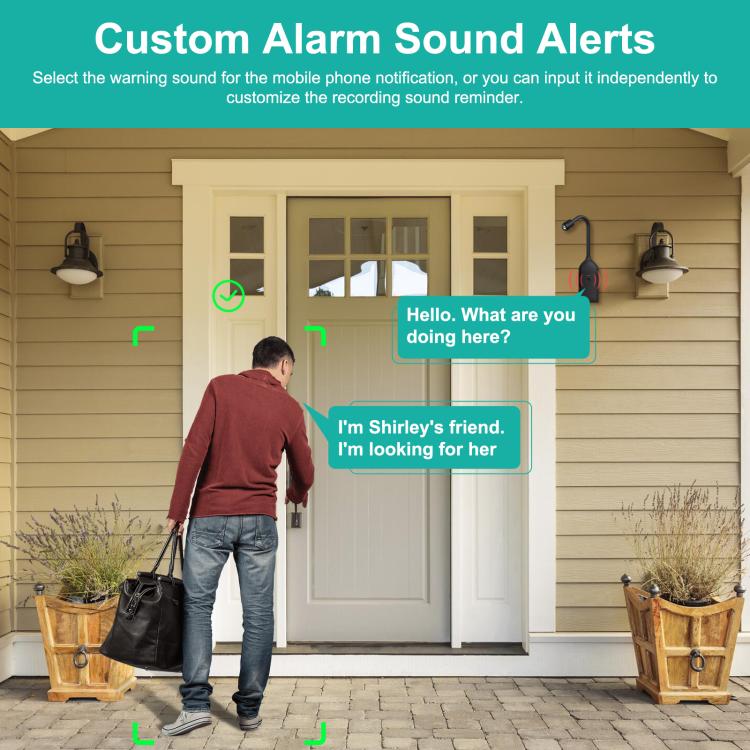 QJ700 1080P HD WiFi Panoramic 360 - degree Snake Tube Camera, Support Motion Detection - Trustpick