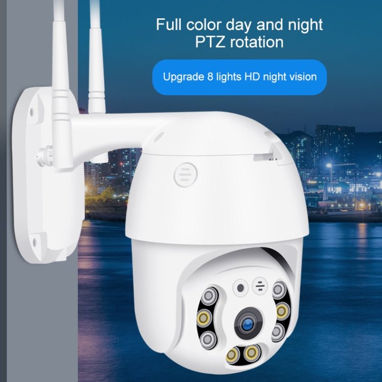 QX21 1080P HD WiFi IP Camera, Support Night Vision & Motion Detection & Two Way Audio & TF Card, AU Plug - Trustpick