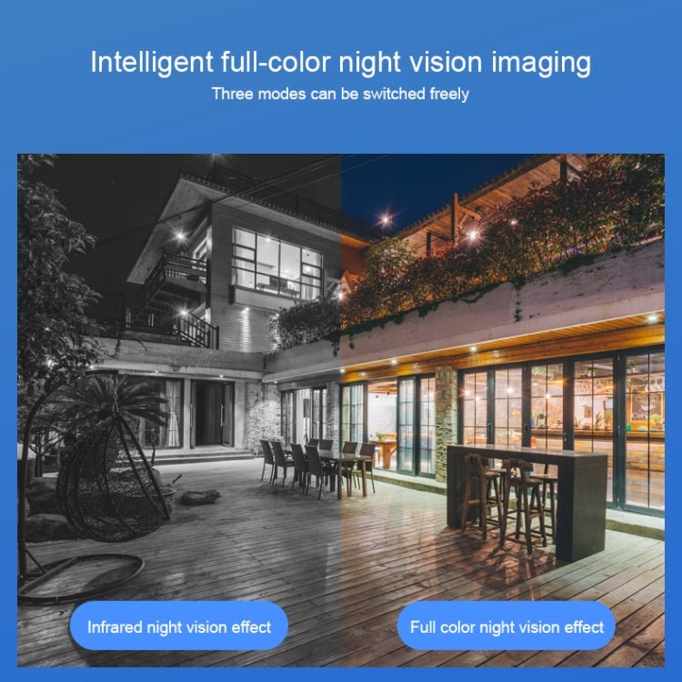 QX21 1080P HD WiFi IP Camera, Support Night Vision & Motion Detection & Two Way Audio & TF Card, AU Plug - Trustpick