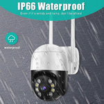 QX29 3.0MP HD WiFi IP Camera, Support Night Vision & Motion Detection & Two Way Audio & TF Card, AU Plug - Trustpick