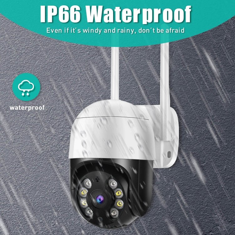 QX29 3.0MP HD WiFi IP Camera, Support Night Vision & Motion Detection & Two Way Audio & TF Card, AU Plug - Trustpick