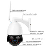 QX5 2.0 Million Pixels 1080P HD 20X Zoom Wireless WiFi Dome Smart Camera, Support Infrared Night Vision / Motion Detection / Voice Intercom / TF Card, AU Plug - Trustpick