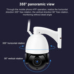 QX5 2.0 Million Pixels 1080P HD 20X Zoom Wireless WiFi Dome Smart Camera, Support Infrared Night Vision / Motion Detection / Voice Intercom / TF Card, AU Plug - Trustpick
